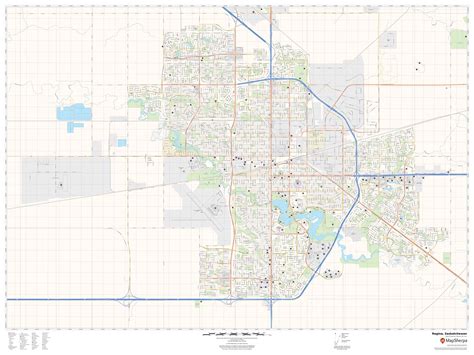City Of Regina Map