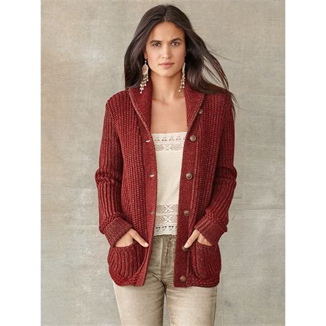 Lyst - Rrl Shawl-collar Wool Cardigan in Red