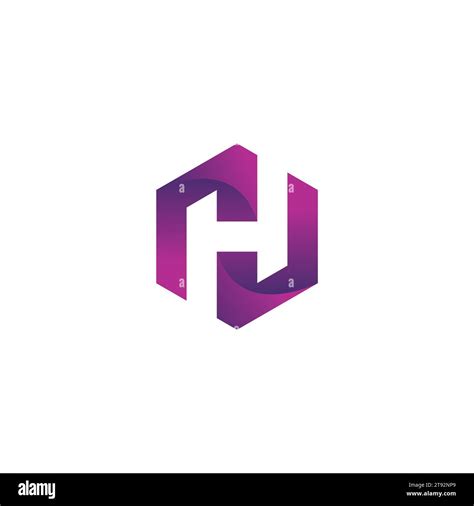 H Hexagon logo. Letter H Icon Stock Vector Image & Art - Alamy
