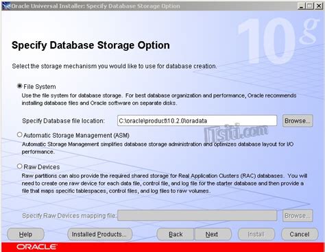 Image result for CreateDatabase in Oracle 10G