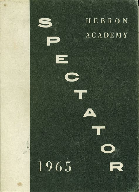 1965 yearbook from Hebron Academy from Hebron, Maine for sale