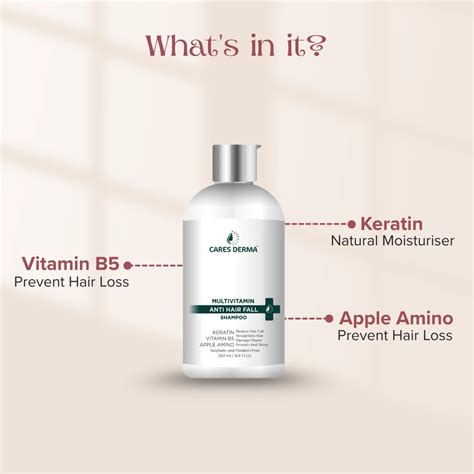Multi Vitamin Anti Hair Fall Shampoo – Cares Derma