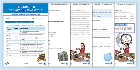 Accounting Cycle Grade 8 - Twinkl South Africa