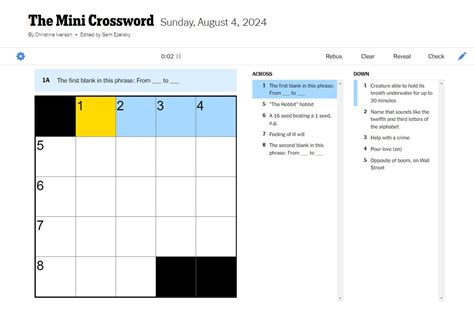 'Feeling of ill will' NYT Mini Crossword Aug. 4 answer and hints