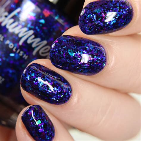 Buy KBShimmer Blue Flakies Nail Polish in India | ILMP
