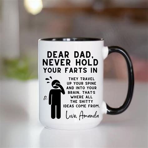 Custom Gag Gifts for Men, Funny Father's Day Gift From Daughter Gag ...