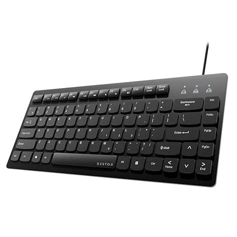 Amazon.in: Buy BESTOR Clickmini Wired Mini Keyboard with 82 Keys, USB ...