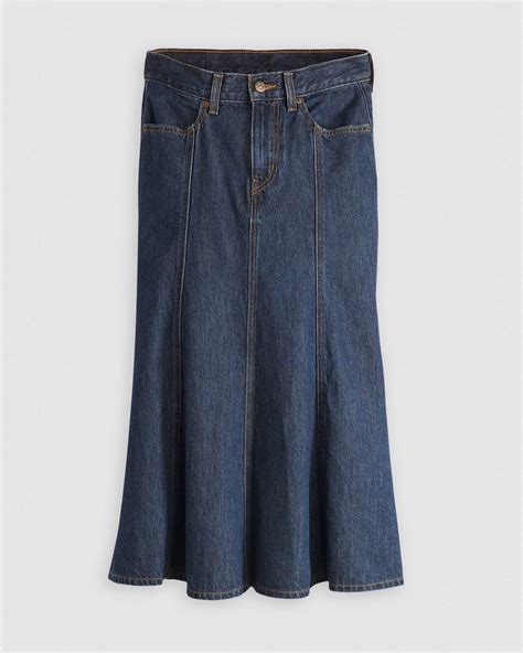 Fit And Flare Skirt - Medium Wash | Levi's® US