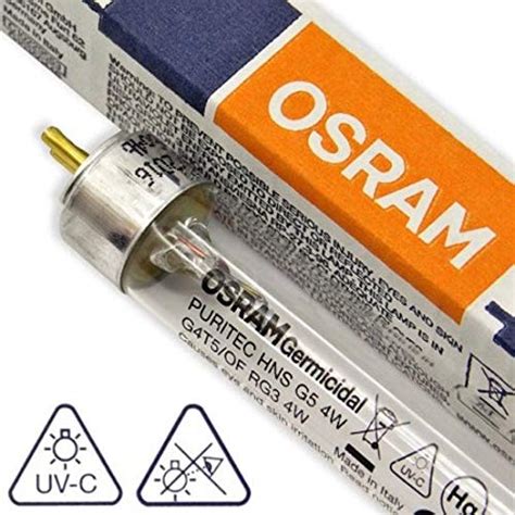 Osram 4W Puritec HNS UV Lamp for Water Air Surface Purification ...