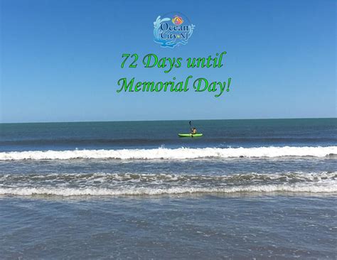 72 Days Until Memorial Day! #OCNJ2018MemorialDayCountdown #OCNJVacation ...