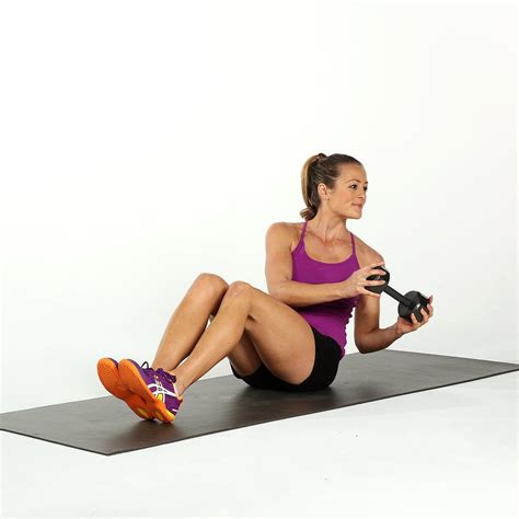 Seated Russian Twist | Tone Your Abs Without Crunches | POPSUGAR ...