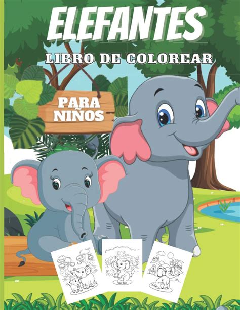 Buy Elefantes Libro De Colorear Para Niños: Libro de actividades para ...