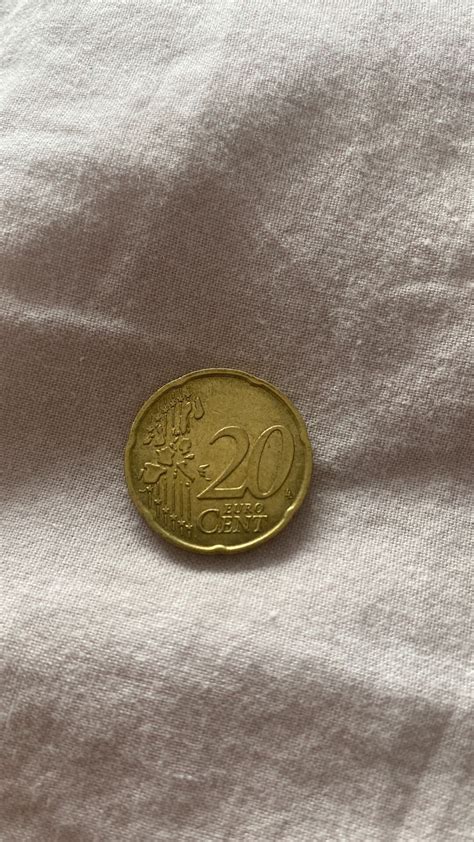Rare Euro Coin 2002 Italy 20 Cents - Etsy