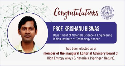 Prof. Krishanu Biswas