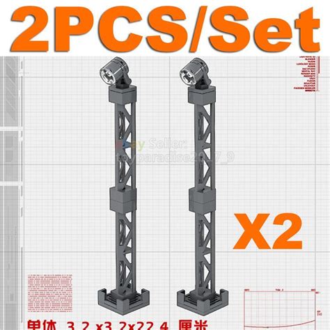 Buy MOC WWII Military Base Weapon Barrier Roadblock Box Scene Building ...