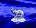 KMJ pure silver Elephant/hathi idol for pooja and vastu (wt. 6.5 grams ...