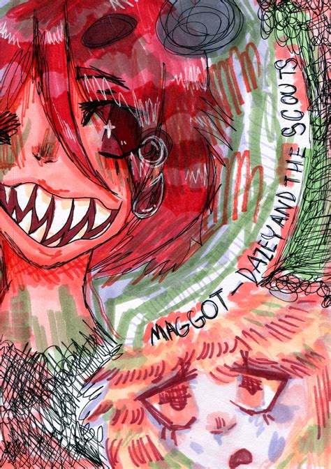 Maggot - Dazey & the Scouts A5 Holographic Print - Etsy