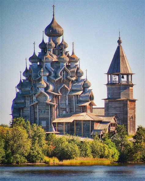 Church in the Republic of Karelia, a masterpiece of wooden architecture ...