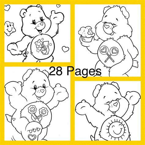 Printable Care Bears Coloring Pages [2025]