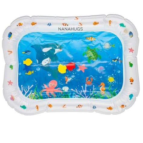 Baby Water Play Mat, Inflatable, Premium Tummy Time for Infants and To ...