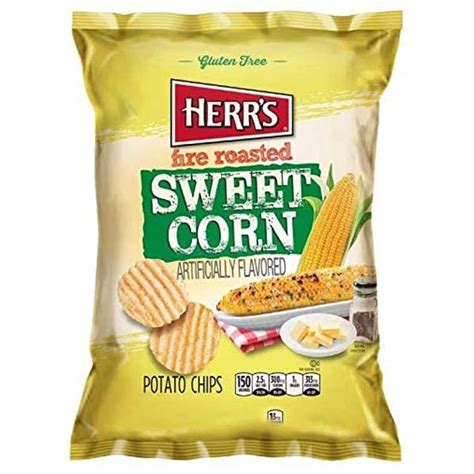 Herr's Fire Roasted Sweet Corn Potato Chips 170 g