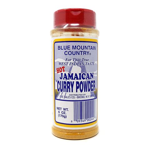 Blue Mountain Country Jamaican HOT Curry Powder 6 Oz (Pack of 2) | Buy ...