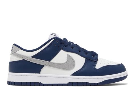 Navy Blue And White Dunk Lows at Jamie Gibb blog