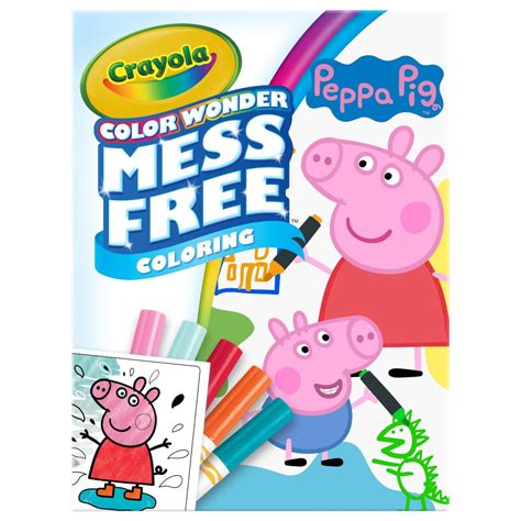 Buy Crayola Peppa Pig Color Wonder, Mess Free Coloring Activity Set ...