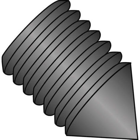 American Sockets 6-32X1/4 COARSE SOCKT SET SCR CONE BLK OX 0604SSN | Zoro