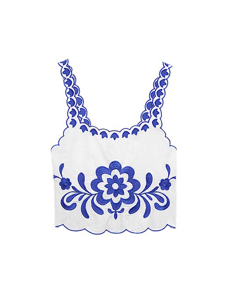 Buy Pure Cotton Embroidered Beach Vest Top at Marks & Spencer