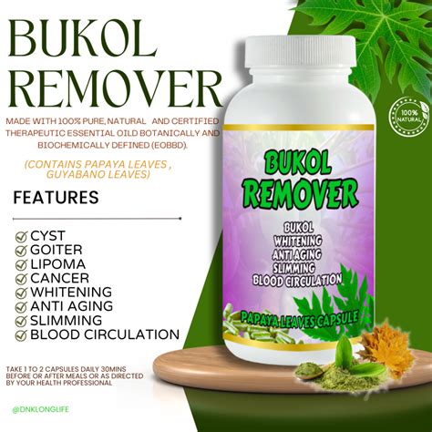 Bukol Remover 60 Capsules- Natural Relief for Lumps/Bumps/swelling/cyst ...