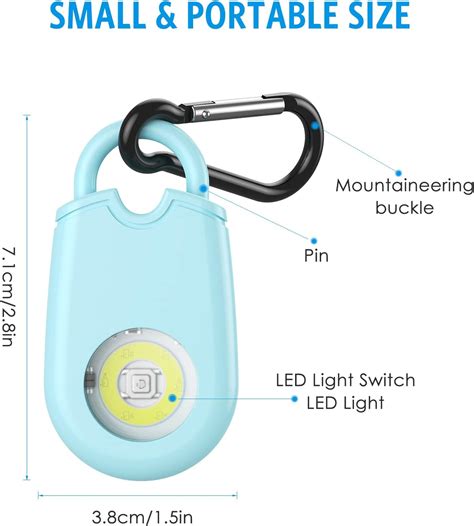 Buy AMIR - The Original Safety Alarm Keychain for Women - Personal ...