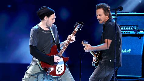 See Pearl Jam joined by former Red Hot Chili Peppers members Josh Klinghoffer as their new ...