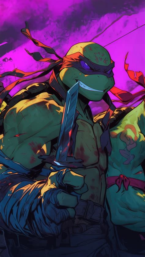 Ninja Turtles Logo On Jeans