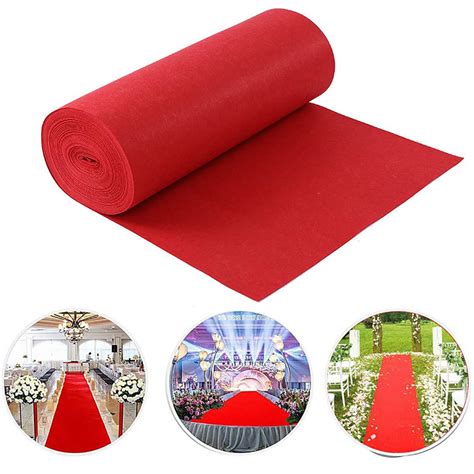1M-20M Red Wedding Aisle Runners Thick Festival Ai... – Grandado