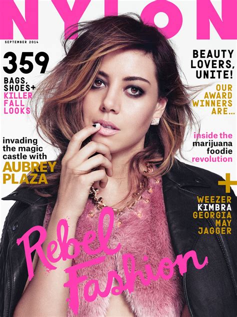 Aubrey Plaza - Nylon Magazine September 2014 Issue • CelebMafia