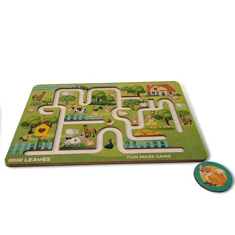 Farm Wooden Maze Game for Kids 2+ Year – YaY Play
