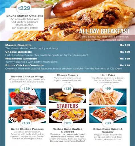 Menu at The Burger Factoryy, Gurugram, SF-83