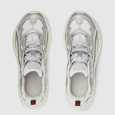 Men's Gucci cub3d sneaker in grey Demetra and mesh | GUCCI® US