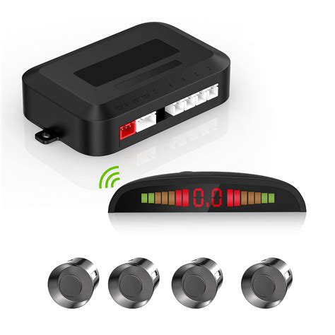 Buy Wireless Parking Sensor Kit, Reverse Radar System with 4 Car Backup ...