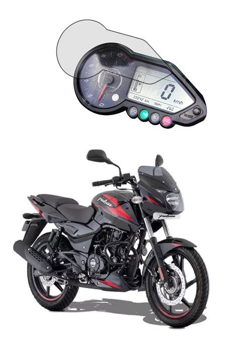 Bike Speedo Meter Display Screen Tempered Glass/Guard Anti Scratch ...