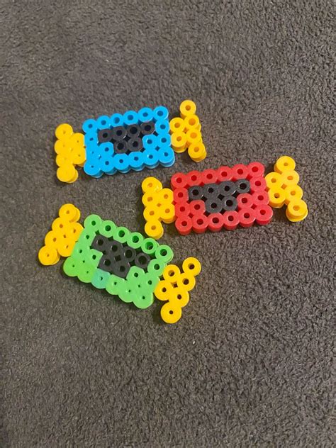 Jolly rancher perler beads in 2025 | Easy perler beads ideas, Melty ...