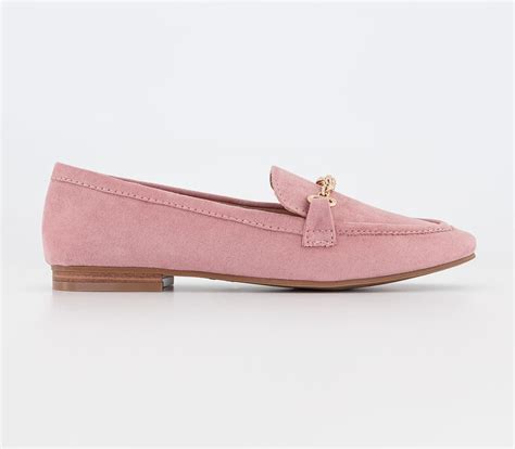 OFFICE Fresh Start Snaffle Loafers Pastel Pink - Flat Shoes for Women