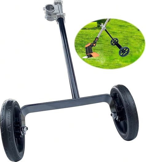 19.48" Adjustable Height String Trimmer Support Wheel With 26mm Handle ...