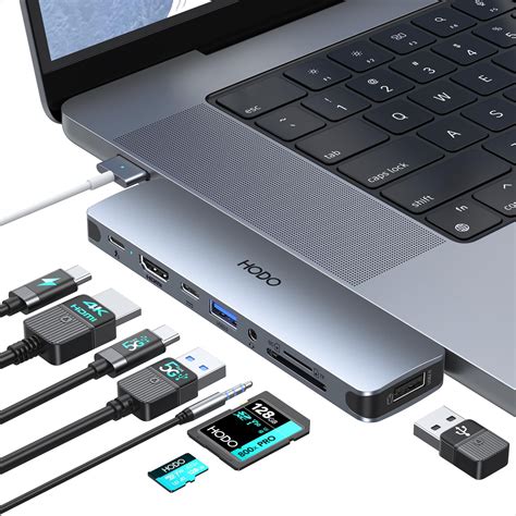 Amazon.com: USB C Hub, JESWO USB C Multiport Adapter Hub with RJ45 ...