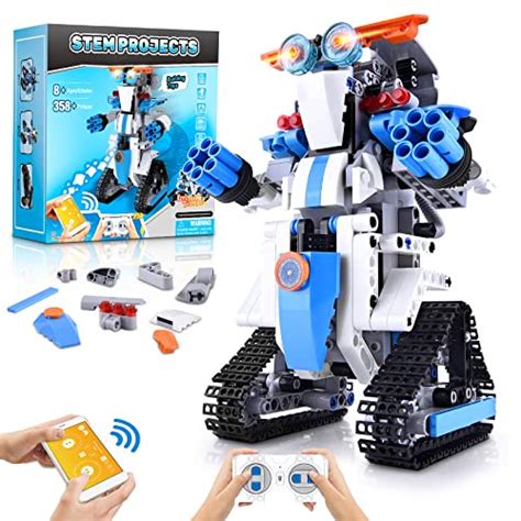 Image result for Coo Doo Almubot Building Robot Set RemoteApp Controlled Coding Walking Robot Kit