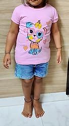 Kuchipoo Regular Girls Cotton Multi-Colored T-Shirt (12-18 Months ...