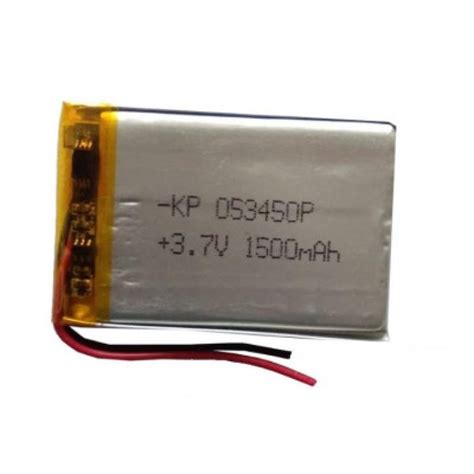 3.7V 1500mAH (Lithium Polymer) Lipo Rechargeable Battery