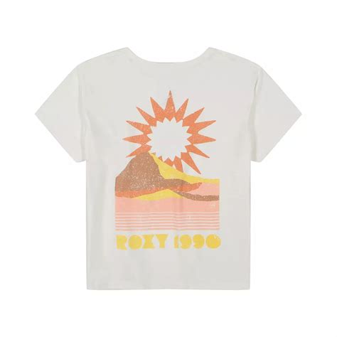 Girls 7-16 Roxy Sun Summer Themed Boyfriend Graphic Tee