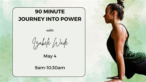 90 Minute Journey into Power Yoga Class with Izabele Wade, Cleveland ...